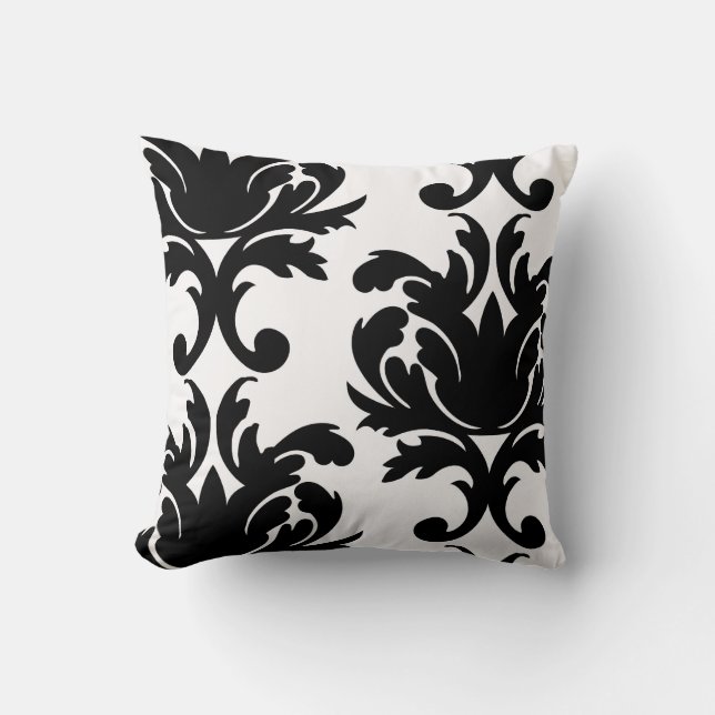 Damask Throw Pillows (Front)