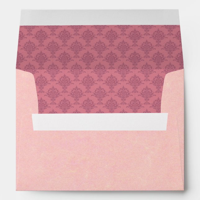 Damask Victorian Rose Envelopes (Back (Bottom))