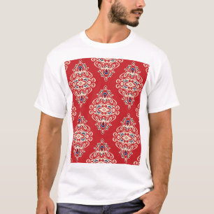 Damask Vintage: Flourish Seamless Pattern. T-Shirt
