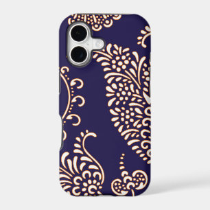 Damask vintage paisley girly floral henna pattern