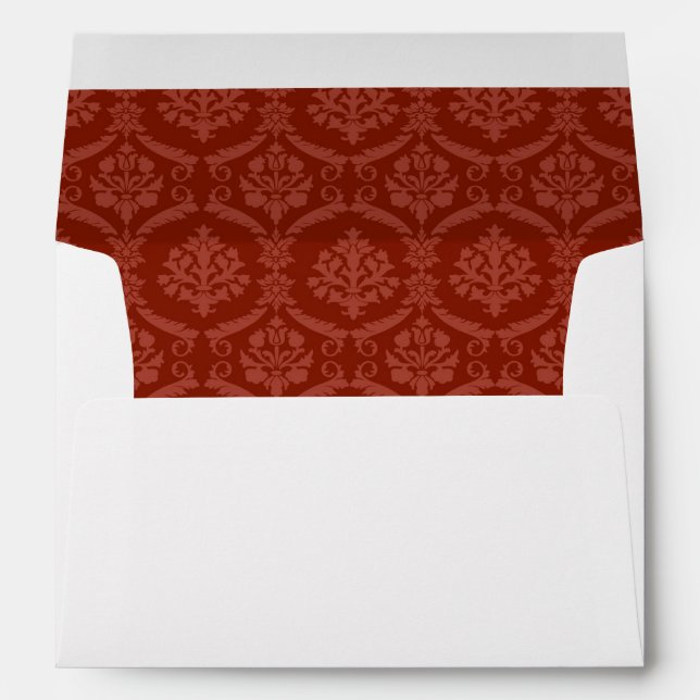 Damask wallpaper 3 envelope (Back (Bottom))