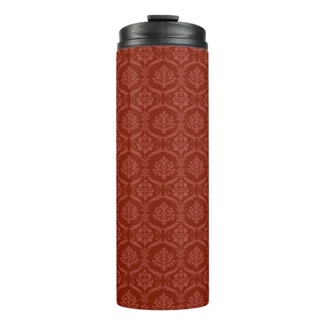 Damask wallpaper 3 thermal tumbler (Front)