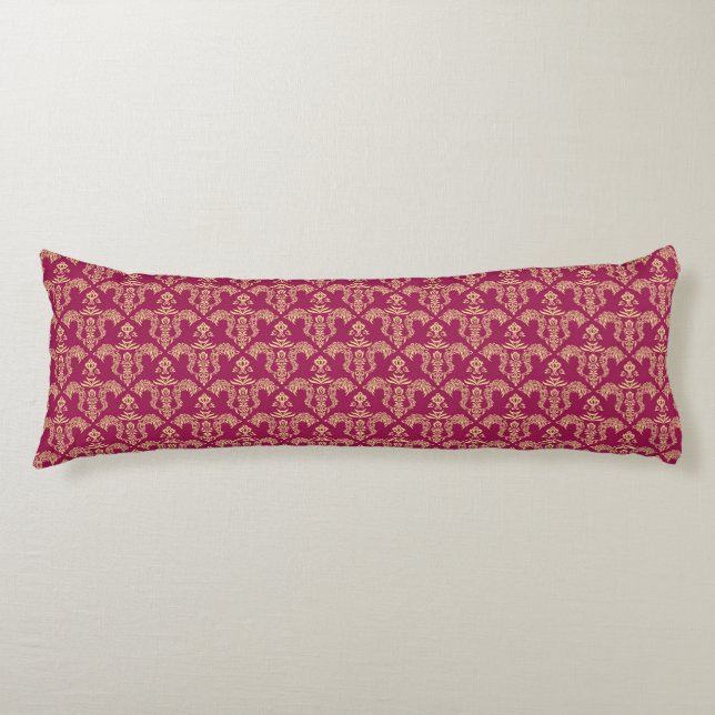 Damask wallpaper 4 body cushion (Front)