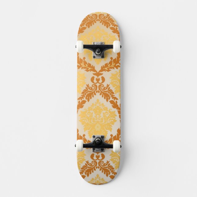 Damask wallpaper 5 skateboard (Front)