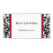 Damask Wedding Favour Labels