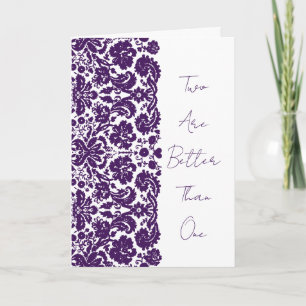 Damask Wedding Invitation-Christian Scripture Invitation