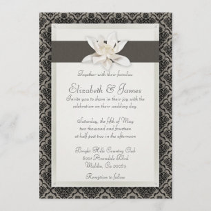 Damask Wedding Invitations