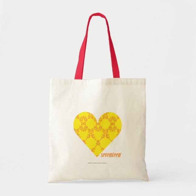 Damask Yellow-Orange 4 Tote Bag (Front)