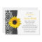 Damask Yellow Sunflower Recipe Bridal Shower