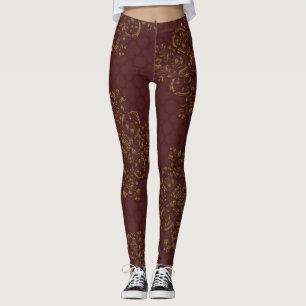 Damask   Zazzle_Growshop. Leggings