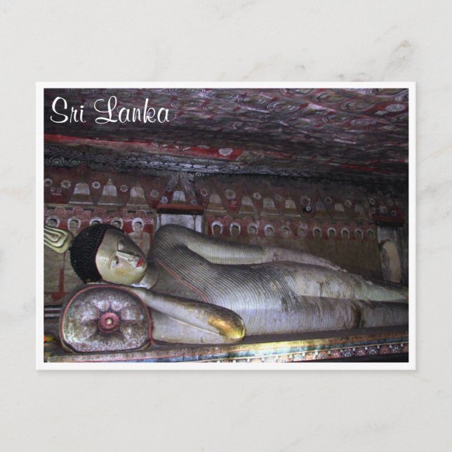 dambulla cave buddha postcard (Front)