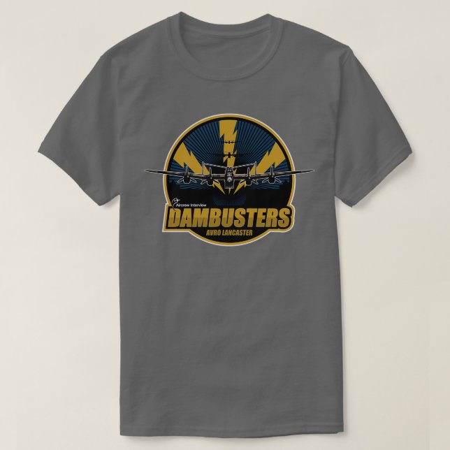 Dambusters Avro Lancaster  T-Shirt (Design Front)
