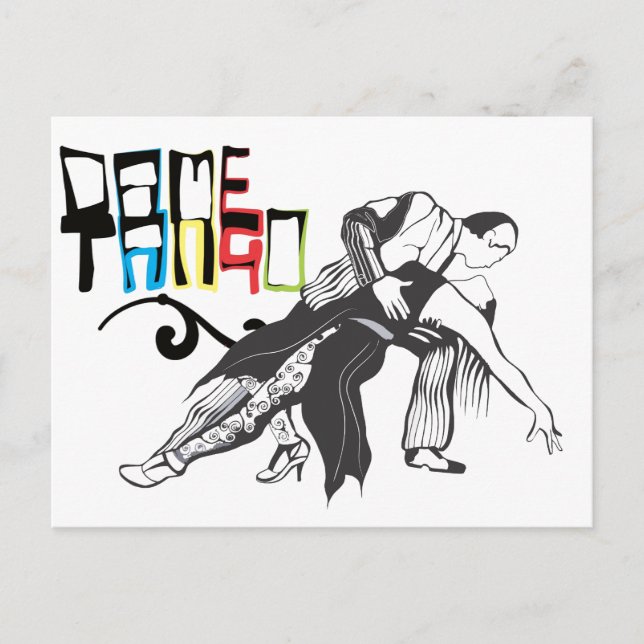 Dame Tango Postcard (Front)