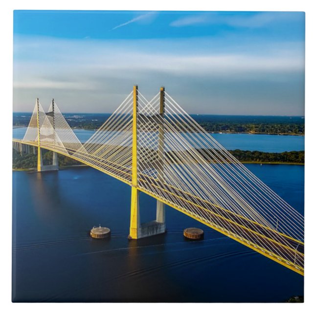 Dames Point Bridge, Jacksonville Tile (Front)