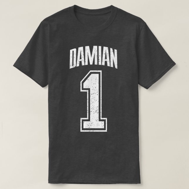 Damian Supporter Number 1 Greatest Fan  T-Shirt (Design Front)