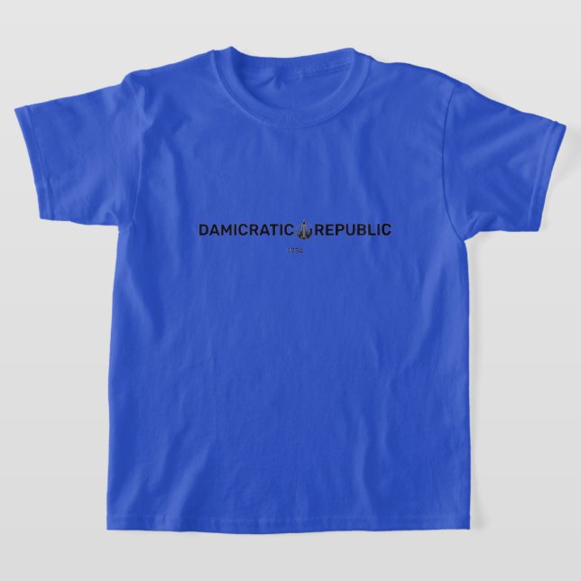 Damicratic kids T-Shirt (Laydown)