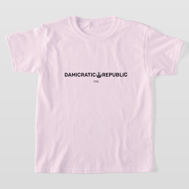 Damicratic kids T-Shirt (Laydown)