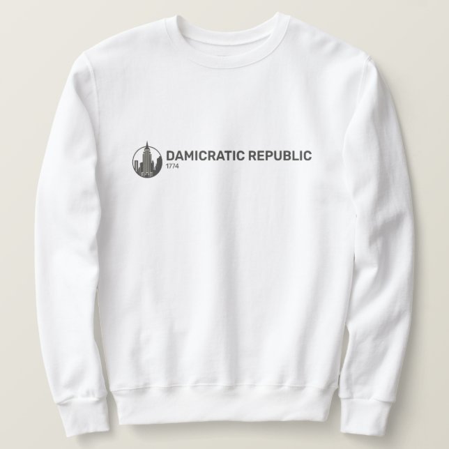 DAMICRATIC REPUBLIC  SWEATSHIRT (Design Front)