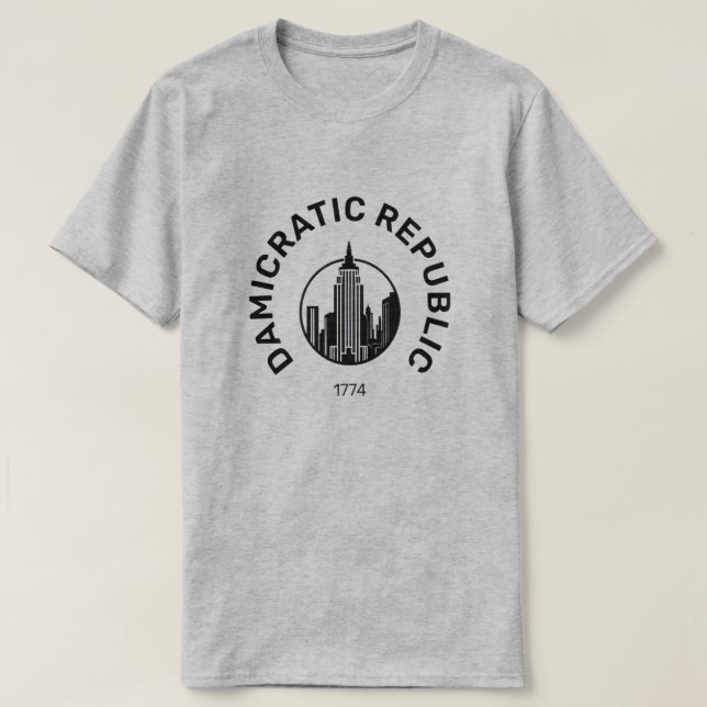 Damicratic  T-Shirt (Design Front)