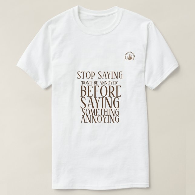 Damicratic  tshirt (Design Front)