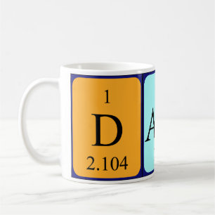 Damin periodic table name mug