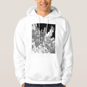 Dammam Saudi Arabia City Map Hoodie