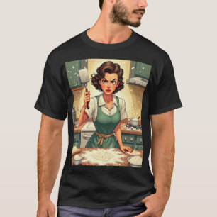 Dammit Mum Kitchen Chaos Cooking Struggle Real Mum T-Shirt