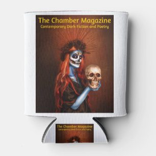 Damnatia--The Chamber Magazine Logo Can Cooler