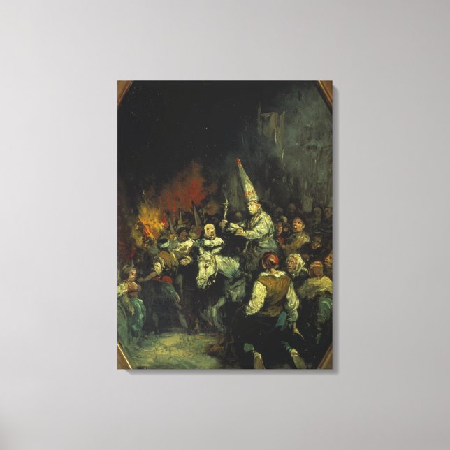 Damned by the Inquisition Canvas Print (Front)
