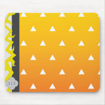 Damon Slayer Kimetsu no yaiba Zenitsu Mousepad