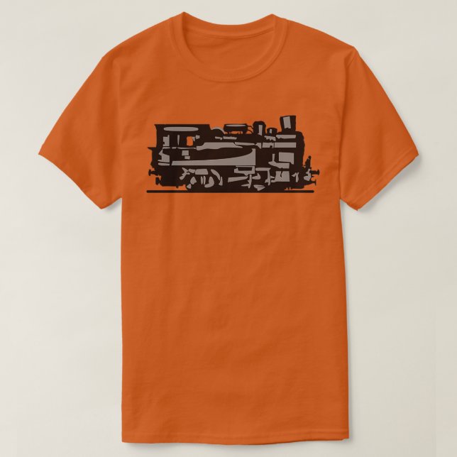 dampflok lok railroad small T-Shirt (Design Front)