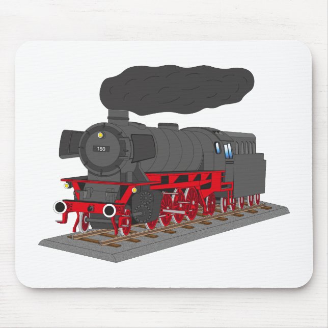 Dampflokomotive Mouse Pad (Front)