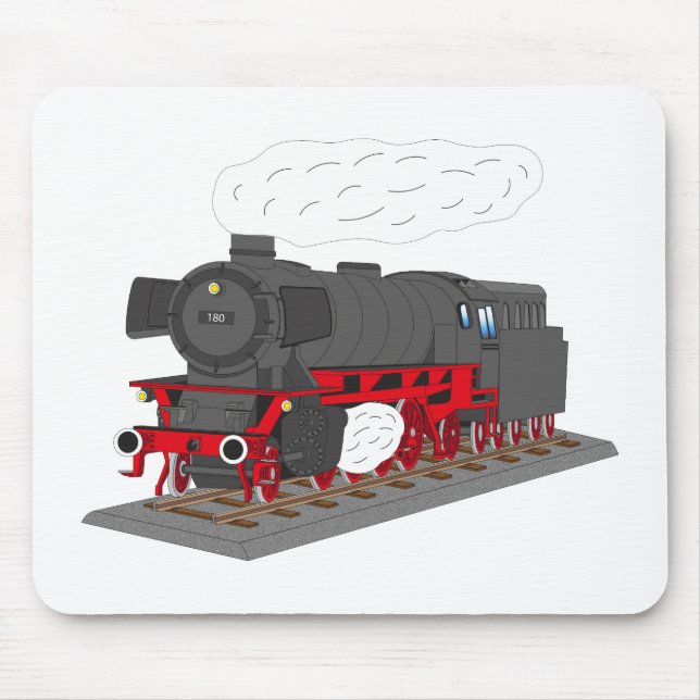 Dampflokomotive Mouse Pad (Front)