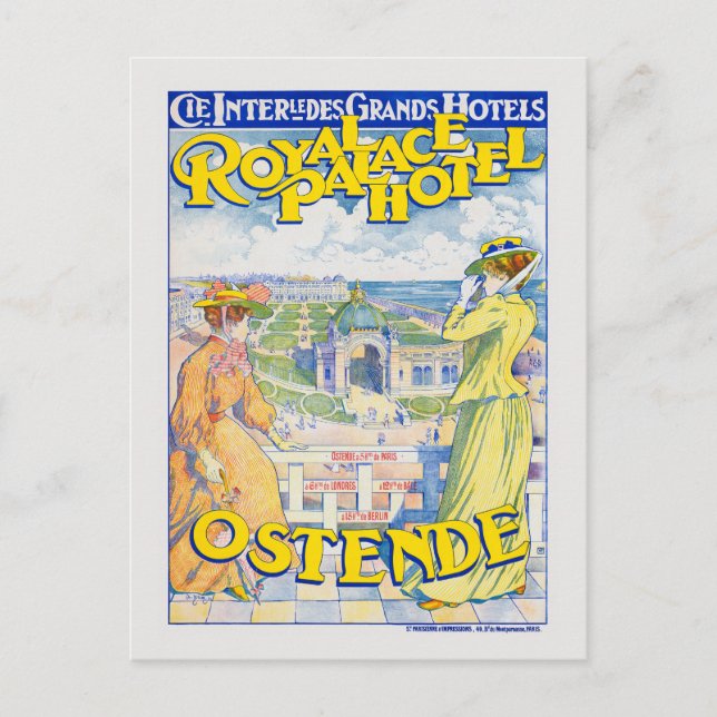 Dampfschiffahrt Zürichsee Vintage Poster 1900 Postcard (Front)