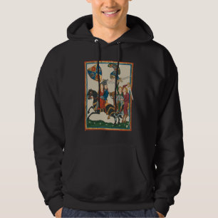 Damsel In Distress, 14th Century Medieval Art Hoodie
