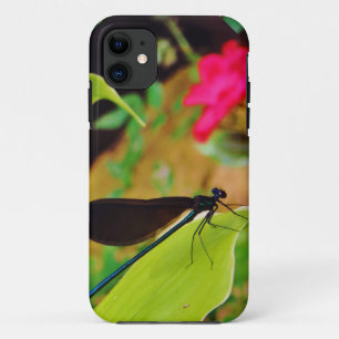 Damselfly and Rose Case-Mate iPhone Case