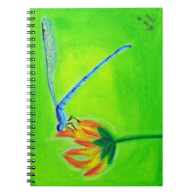 Damselfly Spiral Notebook (Front)