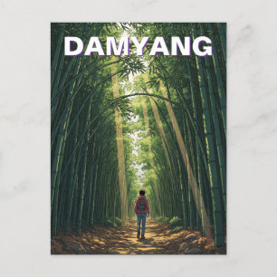 Damyang Bamboo Forest South Korea Postcard
