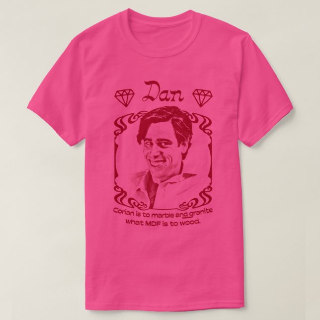 Dan Alan Partridge Quote Design T-Shirt (Design Front)