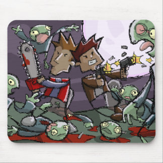 Dan and Ben vs. Some Zombies Mouse Pad