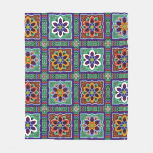 Dan-cheong. Korean traditional temple art.dancheon Fleece Blanket