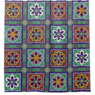 Dan-cheong. Korean traditional temple art.dancheon Shower Curtain