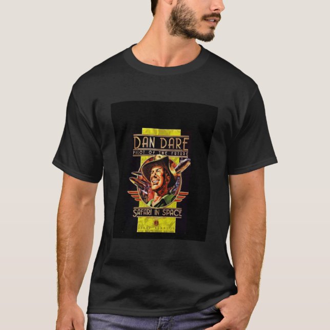 Dan Dare ' retro comic book hero T-Shirt (Front)