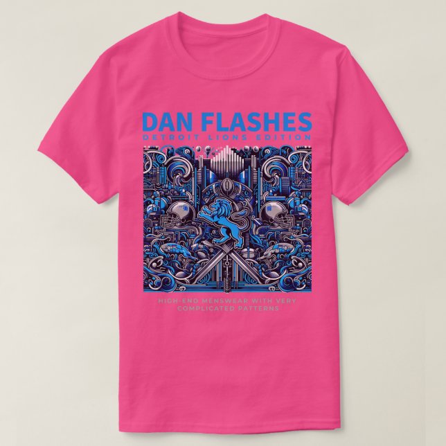 Dan Flashes Lions Edition T-Shirt (Design Front)