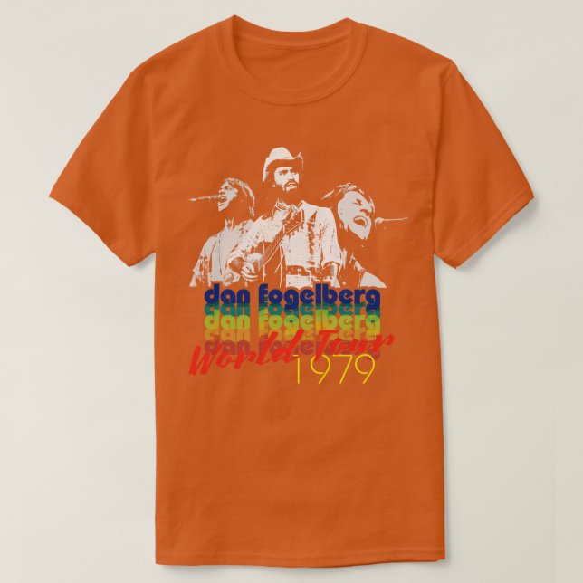 Dan Fogelberg World Tour 1979 T-Shirt (Design Front)