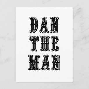 Dan the Man Postcard