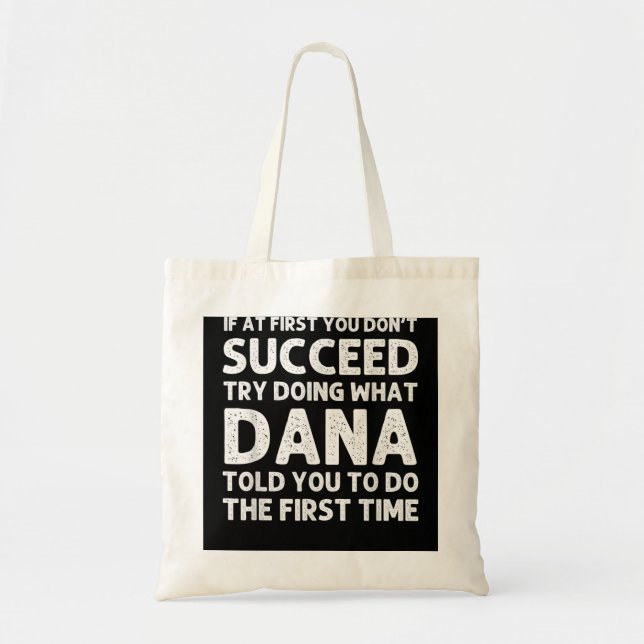 DANA Gift Name Personalised Birthday Funny Christm Tote Bag (Front)