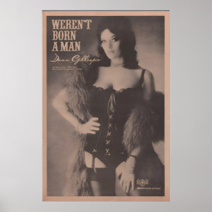 DANA GILLESPIE Poster - 1974 original NME Werent