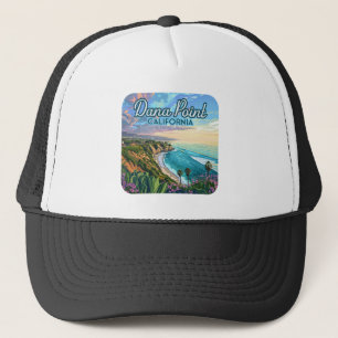 Dana Point California Beach Orange County Vintage Trucker Hat