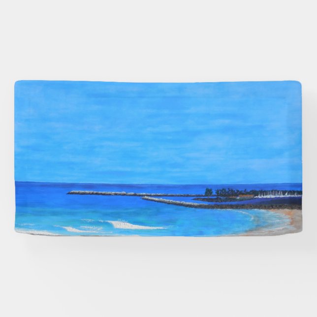 Dana point harbour painting  banner (Horizontal)